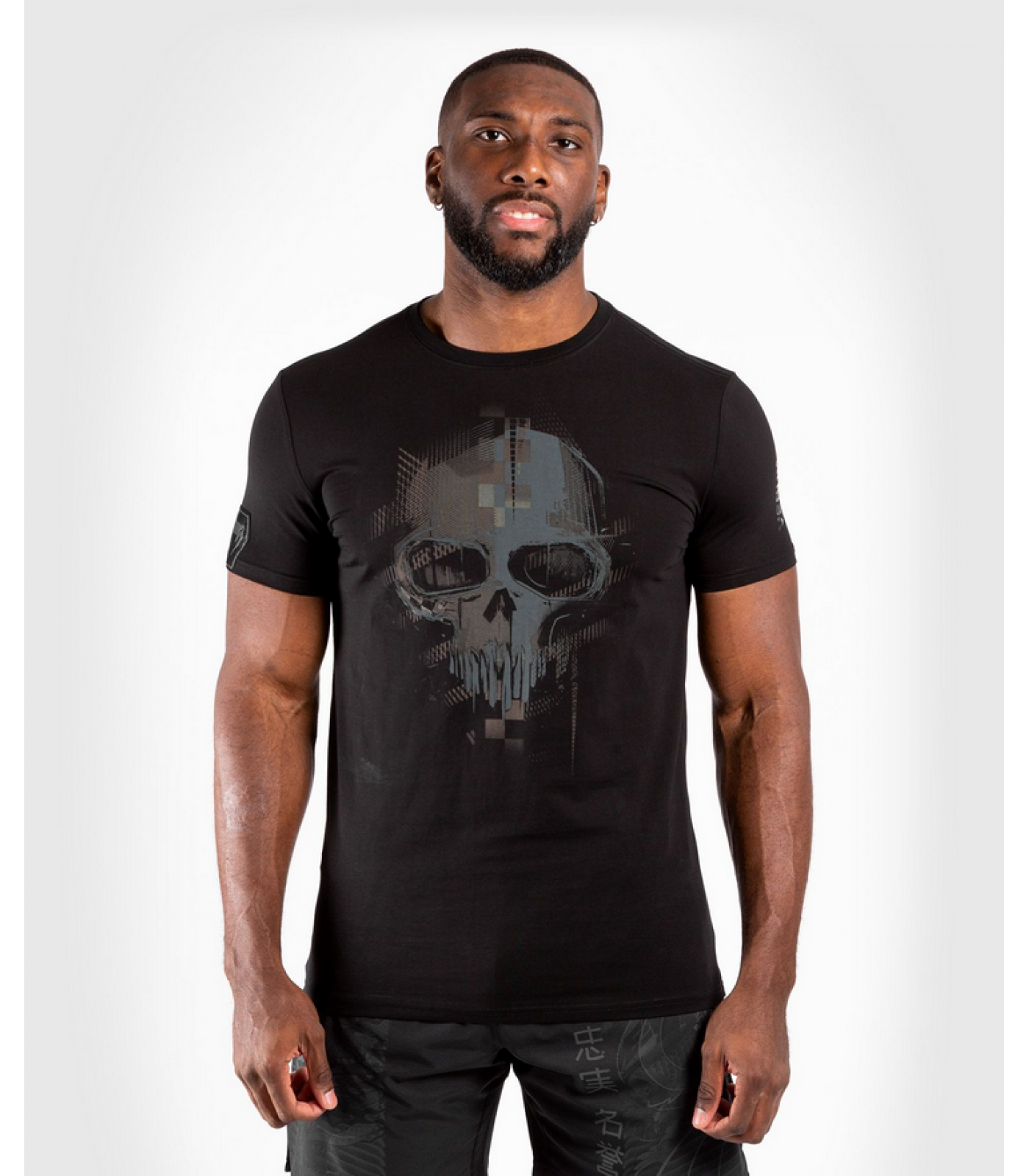 Тениска - Venum Skull T-shirt - Black/Black​